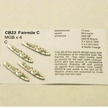 CB23 Fairmile C MGB